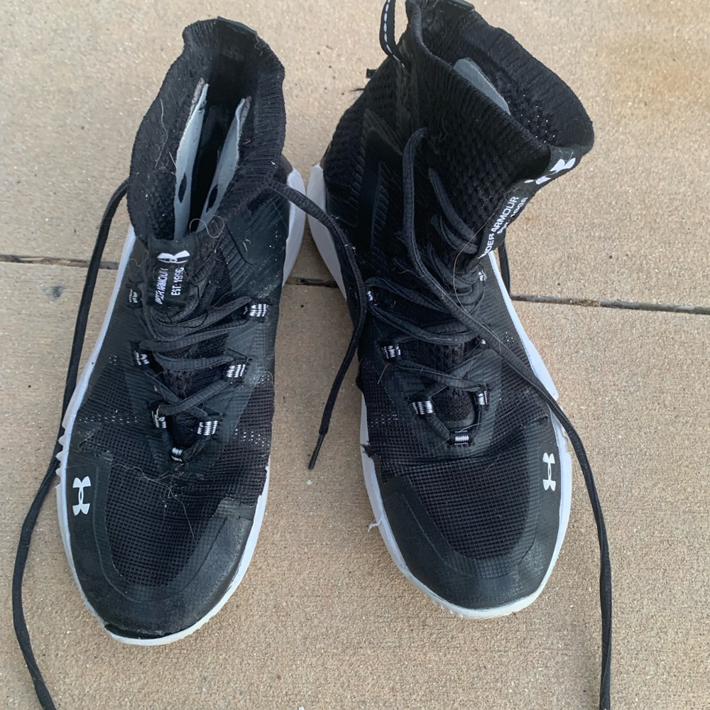 Under Armour Black and Gray Sneakers